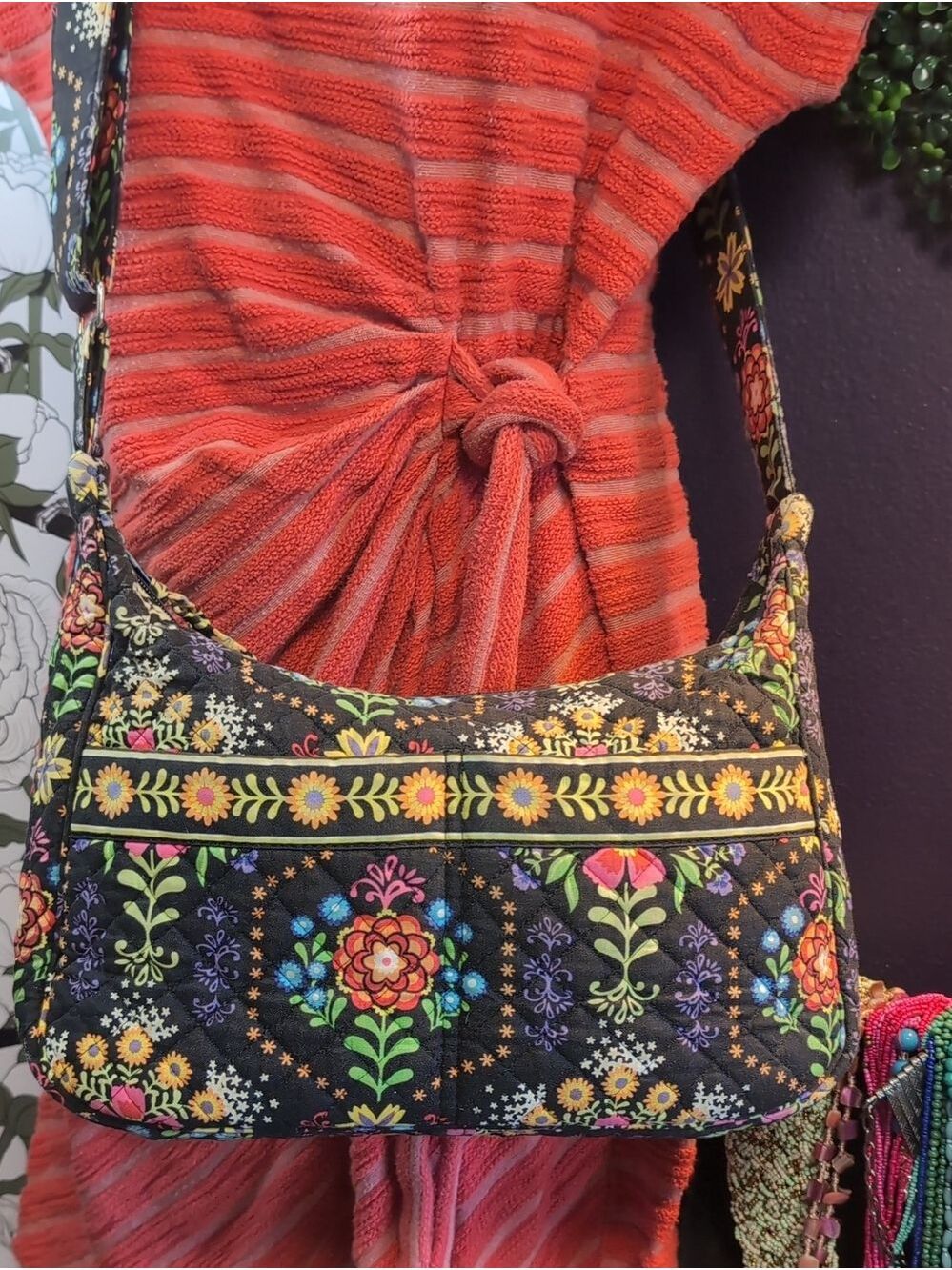 Quilted Star & Flower Mosaic Shoulder Bag - By Stephanie Dawn